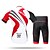 abordables Conjuntos de ropa para hombre-XINTOWN Hombre Manga Corta Jersey de ciclismo con pantalones cortos Verano Licra Morado Amarillo Rojo Retazos Gracioso Bicicleta Bermudas Camiseta / Maillot Trajes de Yoga Almohadilla 3D Resistente a