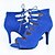 abordables Botas de baile-Mujer Zapatos de baile Botas de Baile Tacones Alto Corte Slim High Heel Personalizables Azul / Rendimiento
