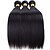 billige Hårvever med ekte hår-3 pakker Brasiliansk hår Rett Ekte hår 100% Remy Hair Weave Bundles 300 g Hodeplagg Menneskehår Vevet Forlengere 8-28 inch Naturlig Farge Hårvever med menneskehår Verneutstyr Cosplay Lett dressing