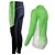 preiswerte Herrenbekleidungs-Sets-21Grams Damen Radtrikot mit Radhose lang fahrradbekleidung Langarm MTB Mountain Rennrad Grün Purpur Gelb Farbverlauf Fahhrad Leggings Sportkleidung Elastan warm halten 3D-Pad Atmungsaktiv Rasche