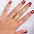 cheap Rings-Ring Geometrical Gold Alloy Stylish Unique Design Fashion 1pc / Women&#039;s