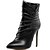 cheap Women&#039;s Boots-Women&#039;s Boots Spring &amp;  Fall / Winter Stiletto Heel Pointed Toe British Minimalism Daily Party &amp; Evening Solid Colored Faux Leather Booties / Ankle Boots Black