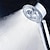 abordables Duchador-cabezal de ducha de doble cara ahorro de agua ronda abs cromo baño de refuerzo ducha de mano ducha de mano de alta presión