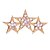 billiga Nålar och broscher-Dam Kubisk Zirkoniumoxid Broscher Stardust Stjärna Lyx Grundläggande Trendig Mode Brosch Smycken Guld Silver Till Bröllop Party Dagligen Arbete