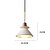 olcso Sziget lámpák-1 világos 23,5 cm-es medál könnyű fa / bambusz fa / bambusz kör fa retro vintage / nordic stílusú 110-120v / 220-240v