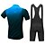 preiswerte Herrenbekleidungs-Sets-FUALRNY® Herrn Kurzarm Fahrradtrikot mit Trägerhosen Grün Schwarz / Rrot Purpur Schottenstoff / Kariert Gradient Fahhrad Sportkleidung Atmungsaktiv Feuchtigkeitsabsorbierend Rasche Trocknung