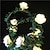 abordables Alimentación por batería-6m plantas artificiales led cadena de luz enredadera hoja verde ivy vine para el día de san valentín lámpara de decoración de boda en casa diy colgante jardín iluminación del patio alimentado por una