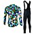 cheap Men&#039;s Clothing Sets-Fastcute Men&#039;s Long Sleeve Cycling Jersey with Bib Tights Winter Purple Yellow Blue Argyle Funny Bike Clothing Suit Mountain Bike MTB Road Bike Cycling Thermal Warm Windproof Back Pocket Sports