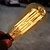 baratos Luzes decorativas-1 PACOTE E26 E27 Lâmpada Vintage Edison Portátil com Interruptor Rotativo - Base de Lâmpada em Cobre Puro e Alumínio Retrô para Decoração de Bar Restaurante e Estilo Casual 60W 220-240V