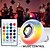 cheap LED Smart Bulbs-Smart E27 RGB Wireless Bluetooth Speaker Bulb 12W Music Playing Dimmable Audio with 24 Keys Remote Control