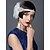 Χαμηλού Κόστους Ιστορικές &amp; Vintage Στολές-The Great Gatsby Κορδέλα μαλλιών του 1920 1920s / Χρυσή δεκαετία του &#039;20 Γυναικεία Χρυσαφί / Λευκό / Μαύρο Κρύσταλλο / Στρας / Φτερό Πάρτι Χοροεσπερίδα Αξεσουάρ για Στολές Ηρώων Μασκάρεμα Κοστούμια
