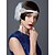 economico Costumi storici e vintage-The Great Gatsby Fascia per capelli da ballerina charleston 1920s / Stile anni &#039;20 Per donna Dorato / Bianco / Nero Cristalli / Pelle Feste Graduazione Accessori Cosplay Mascherata costumi