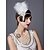 voordelige Historische &amp; vintage kostuums-The Great Gatsby Charleston Roaring 20s Vintage 1920s Kostuumaccessoiresets Handschoenen Ketting Jaren ‘20 flapper hoofdband Dames Kostuum Hoofddeksels Sjaal ketting Parelketting Wit / Zwart / Rood