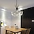 abordables Éclairages grappe-45 cm pendentif lanterne design lustre métal spoutnik nouveauté peint finitions style nordique moderne générique