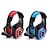 billige Gamingheadsett-gaming hodetelefoner casque kablet pc gamer stereohøretelefoner hodetelefoner med led lys mikrofon hjelm headset for datamaskin