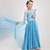 cheap Movie &amp; TV Theme Costumes-Princess Elsa Dress Cosplay Costume Masquerade Girls&#039; Movie Cosplay Basic Fashion Daily Green Blue (With Accessories) Green (With Accessories) Dress Carnival Masquerade World Book Day Costumes