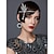 halpa Kultahattu-Retro / vintage Möly 20s 1920-luku Flapper-panta Headwear Suuri Gatsby Naisten Suoritus Juhlat Liiketoiminta / Seremoniat / Häät