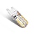 baratos Luzes LED de Dois Pinos-5pcs 5w led bi-pin lâmpada de milho 300lm g9 t 32 led grânulos smd 2835 branco quente 50w halogênio equivalente para lustre 220-240v 110-120v
