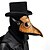 cheap Historical &amp; Vintage Costumes-Plague Doctor Steampunk Punk Rave Crow Mask Men&#039;s Women&#039;s Costume Mask Dark Brown / Golden / Black+Sliver Vintage Cosplay