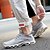 お買い得  レディース・スニーカー-Women&#039;s Athletic Shoes Flat Heel Knit Sporty / Dad Shoes Running Shoes Spring &amp;  Fall / Summer Black / White / Gray