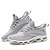 Χαμηλού Κόστους Dámské sportovní tenisky-Women&#039;s Athletic Shoes Flat Heel Knit Sporty / Dad Shoes Running Shoes Spring &amp;  Fall / Summer Black / White / Gray