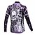 cheap Men&#039;s Clothing Sets-Malciklo Men&#039;s Long Sleeve Cycling Jersey with Bib Tights Winter Fleece Coolmax® Lycra Black Purple Yellow Bike Jersey Bib Tights Clothing Suit Breathable 3D Pad Quick Dry Back Pocket Sports Graffiti