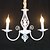 abordables Diseño de vela-3-luz Estilo de la vela Lámparas Araña Metal Estilo de vela Acabados Pintados Tradicional / Clásico 110-120V 220-240V