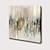 billiga Abstrakta målningar-Hang målad oljemålning HANDMÅLAD Fyrkantig Abstrakt Modern Utan innerram (utan ram)