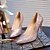 cheap Women&#039;s Heels-Women&#039;s Heels Daily Stiletto Heel Pointed Toe PU Black Silver Pink