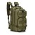 olcso Sport táskák-30 l túra hátizsák hátizsák ingázó hátizsák porálló multifunkcionális tartós kopásálló kültéri kemping / túrázás hegymászás utazó vászon levél cp színes dzsungel