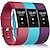 זול להקות שעונים של Fitbit-3 יחידות להקת שעונים חכמה מותאם ל פיטביט Charge 2 סיליקון רך שעון חכם רצועה רך מתכוונן אלסטי רצועת ספורט תַחֲלִיף צמיד