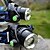 cheap Outdoor Lights-LED Light Headlamps Headlight Waterproof 2000 lm LED Emitters 4 Mode with Batteries and Chargers Waterproof Lightweight Camping / Hiking Hunting Fishing UK AU EU USA Blue