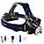 cheap Outdoor Lights-LED Light Headlamps Headlight Waterproof 2000 lm LED Emitters 4 Mode with Batteries and Chargers Waterproof Lightweight Camping / Hiking Hunting Fishing UK AU EU USA Blue