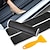 abordables Decoración para parachoques de coche-0.095 m Tira parachoques del coche para Puerta del auto Fresco Común Silicona Para Universal Todos los Años