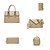 tanie Bag Sets-Women&#039;s PU Bag Set Lattice 5 Pieces Purse Set Red / Gold / Blue / Fall &amp; Winter