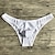 cheap Men&#039;s Exotic Underwear-Men&#039;s 2 Pack Sexy Panties Bikini Cut Briefs Brief Underwear Polyester Spandex Plain Low Waist Black White