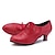 levne Tréninkové taneční boty-Dámské Boty na latinskoamerické tance Procvičte si trénink tanečních bot Line Dance Výkon Trénink Šněrování Podpatky Kubánský Stříbrná Černá Růžová