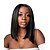 cheap Human Hair Lace Front Wigs-Human Hair 4x13 Closure Wig Bob Short Bob Free Part style Brazilian Hair Natural Straight Natural Wig 130% Density with Baby Hair Natural Hairline African American Wig For Black Women With Bleached