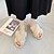cheap Women&#039;s Slippers &amp; Flip-Flops-Women&#039;s Slippers &amp; Flip-Flops Flat Heel Open Toe Daily PU Black / Pink / Khaki