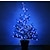 זול חוט נורות לד-1m חוטי תאורה 10 נוריות SMD 0603 1pc לבן חם לבן כחול חג המולד סוללות מופעל