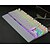 cheap Keyboards-Mechanical Gaming Keyboard 87 Keys Blue Switch Llluminate Backlight LED Keyboard Anti-ghost Wrist Keyboard Pro