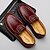 cheap Men&#039;s Slip-ons &amp; Loafers-Men&#039;s Moccasin Summer Business / Casual Daily Office &amp; Career Loafers &amp; Slip-Ons Cowhide Breathable Non-slipping Wear Proof Dark Brown / Black / Burgundy