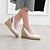 economico Női magas sarkú cipők-Women&#039;s Heels Spring &amp;  Fall / Spring &amp; Summer Wedge Heel Pointed Toe Casual Minimalism Daily Office &amp; Career Buckle PU White / Black / Beige