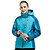 abordables Vestes Softshell, polaires, blousons de randonnée-Femme Veste coupe vent Veste Capuche Anorak 3 en 1 Veste Chauffante de Randonnée Toison Hiver Extérieur Chaud Etanche Coupe Vent Antiradiation Veste Sommet Zip totalement visible Camping / Randonnée