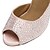 お買い得  ラテンダンスシューズ-Women&#039;s Dance Shoes Latin Shoes Heel Rhinestone / Crystal / Rhinestone Slim High Heel Customizable Pink / Performance / Satin