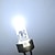 economico Luci LED bi-pin-10 pezzi 4 W Luci LED Bi-pin 400 lm G4 T 1 Perline LED COB Bianco caldo Bianco 12 V / CE