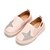 baratos Sapatos formais para criança-Para Meninas Conforto Couro Ecológico Mocassins e Slip-Ons Little Kids (4-7 anos) Preto / Rosa claro / Bege Verão