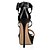 cheap Women&#039;s Sandals-Women&#039;s Sandals Black Sandals Plus Size Stiletto Heel Open Toe Sweet British Daily Party &amp; Evening Faux Leather Solid Colored Summer Nude Black Gold