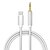 cheap Other Cables-Type-C to Audio  Adapter 1.0m(3Ft) Braided Zinc Alloy / Canvas USB Cable Adapter For Macbook / iPad / Samsung