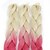 baratos Cabelo de crochê-Tranças de cabelo em crochê Jumbo Trança Box Braids Âmbar Cabelo Sintético Cabelo para Trançar 3 raízes